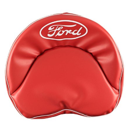 AFTERMARKET 19" Red Seat Cover w/ Logo SEN10-0079